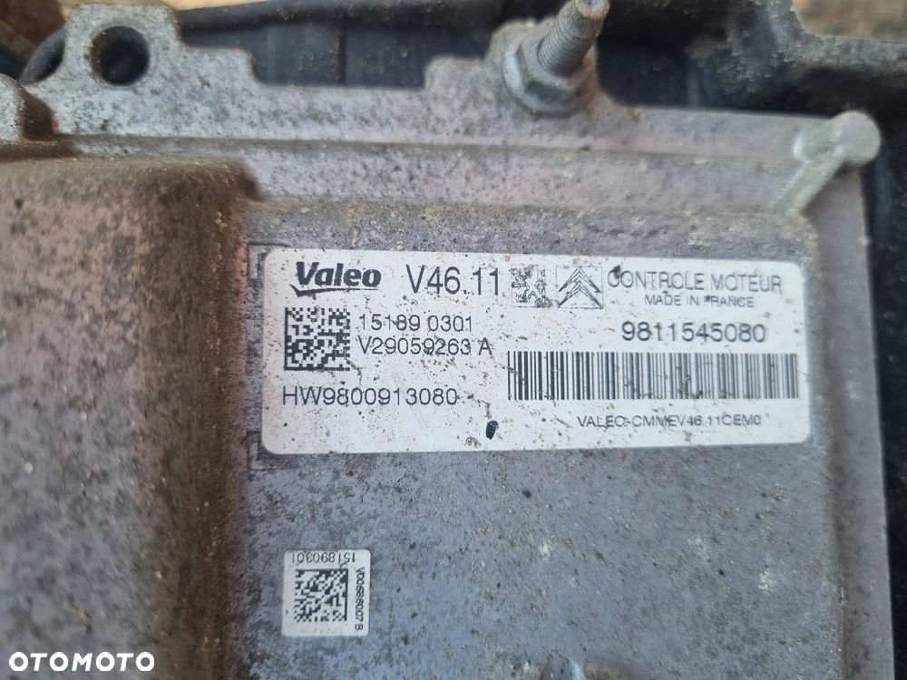CITROEN C4 CACTUS 14-20 2015 r. 1,2 B 82 KM komputer sterownik silnika 9811545080 * - 2