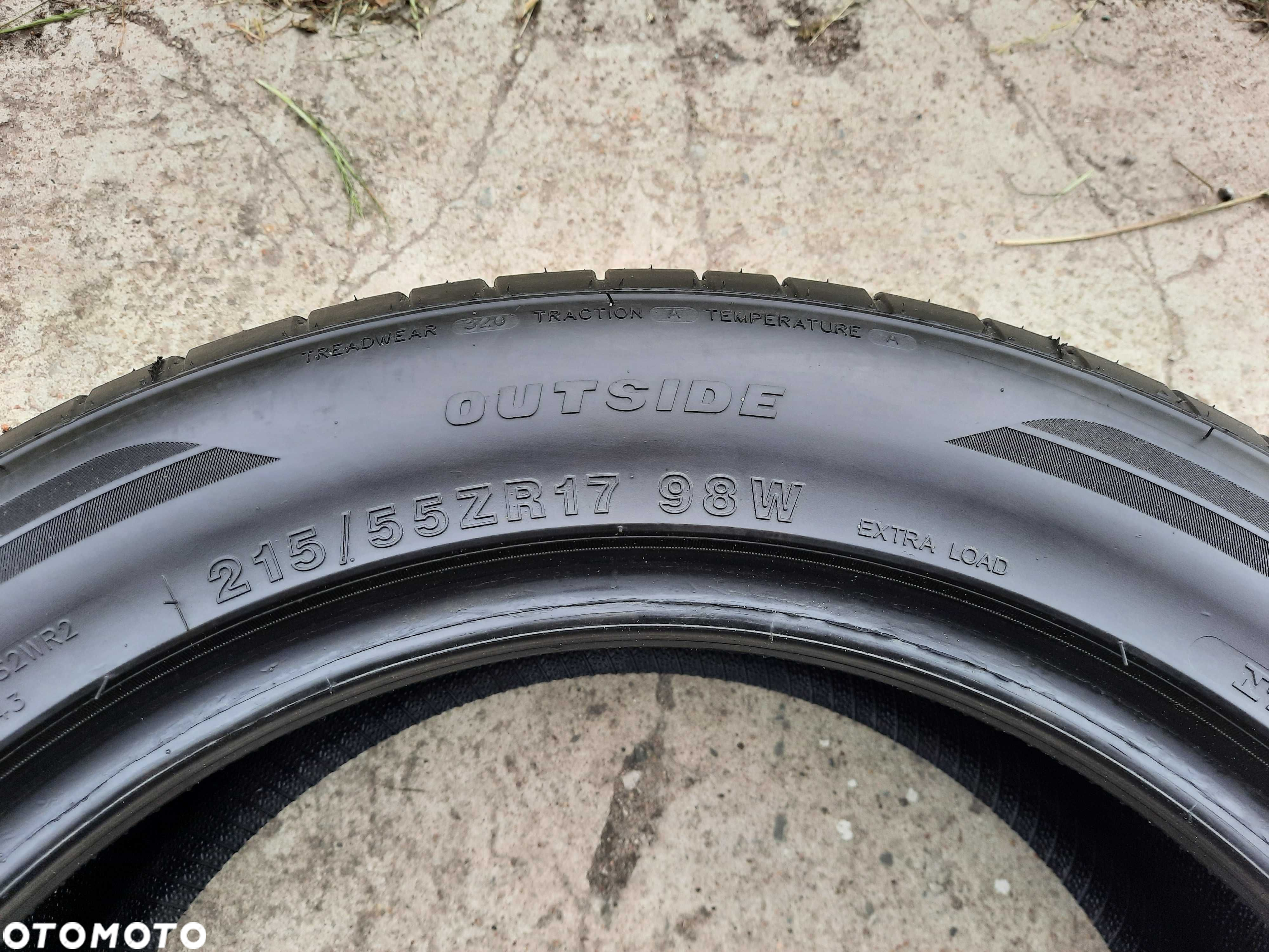 Opony letnie TRACMAX 215/55/17 ok. 7 mm 2021 r j. NOWE - 7