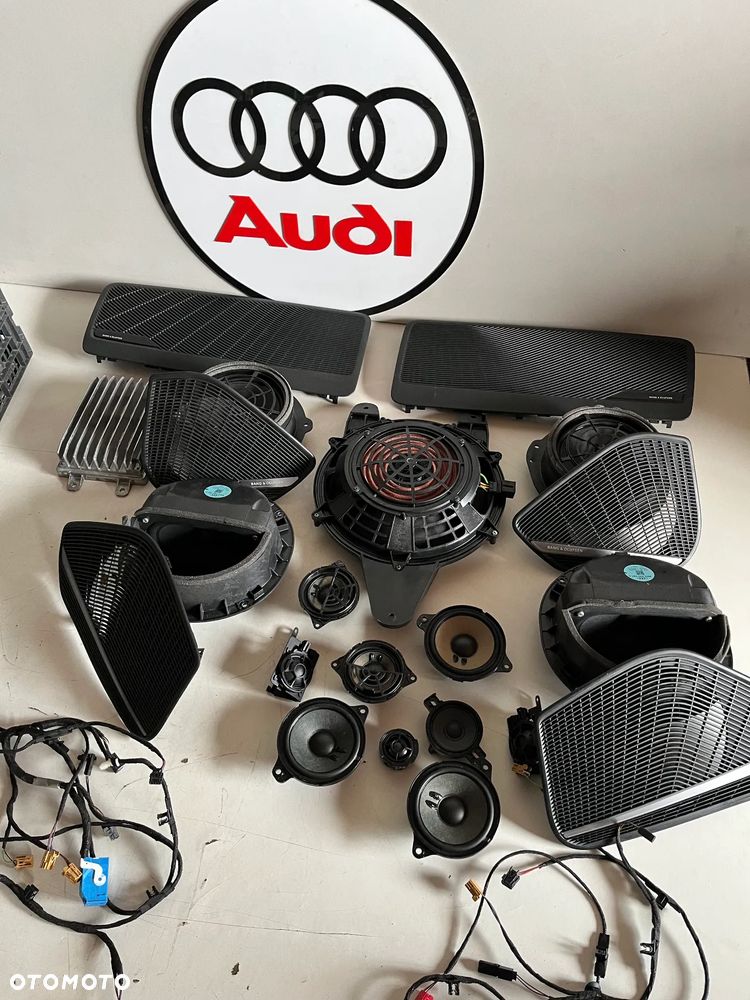 AUDI A4 B9 SEDAN GŁOŚNIKI BANG & OLUFSEN KOMPLET BANG OLUFSEN MASKOWNICE 8W5035297A 8W5035412A - 1