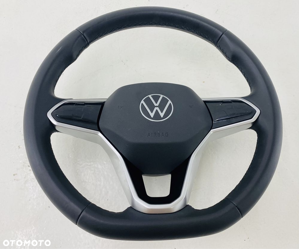 VW CR7 Touareg III kierownica czarnaskóra szaranić łopatki dotyk acc - 2