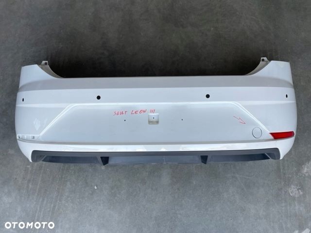 SEAT LEON III 3 5F0807421 ZDERZAK TYLNY TYŁ 4 PDC - 1