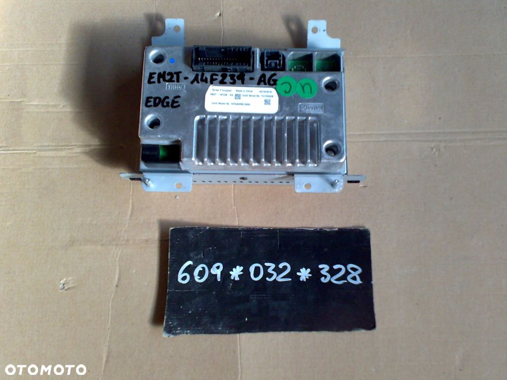 ford edge mk2 2015 2021 radio wyświetlacz monitor moduł em2t-14f239-ag - 2