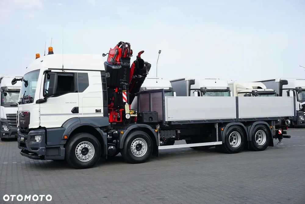 MAN TGS / 35.470 / E 6 / SKRZYNIOWY + HDS / FASSI F 545 / ŁAD. 13 105 KG / PILOT - 5