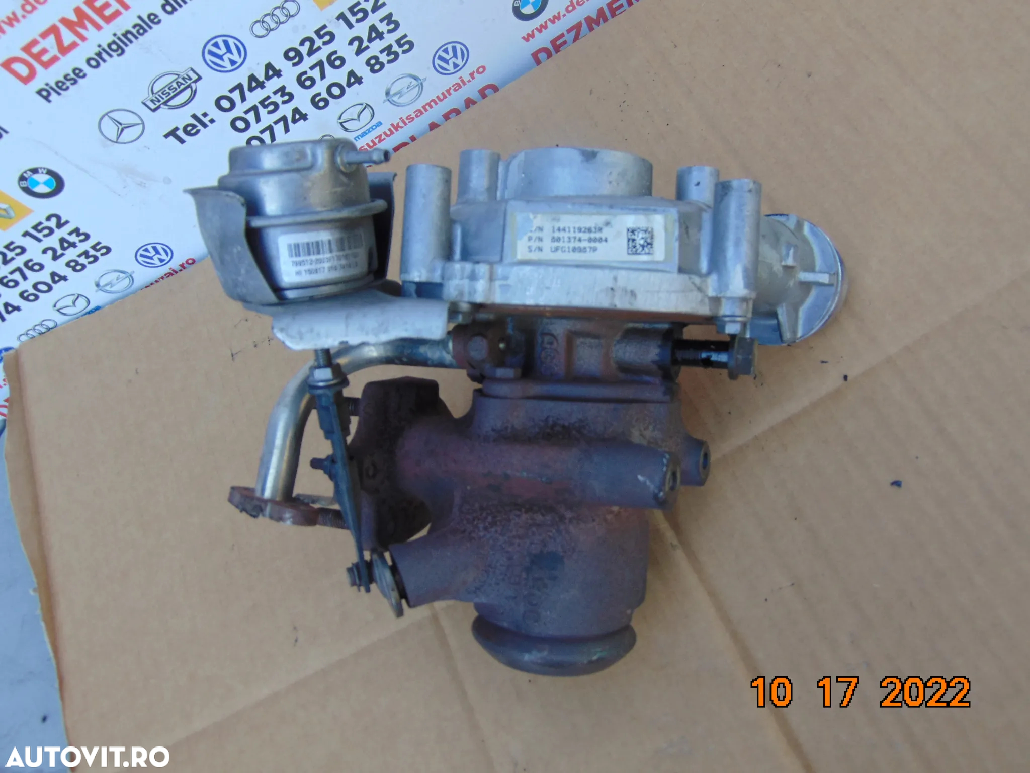Turbina Renault 1.5 Clio 4 Captur Kadjar Nissan Micra qashqai Dacia Duster sandero logan dokker kan - 3
