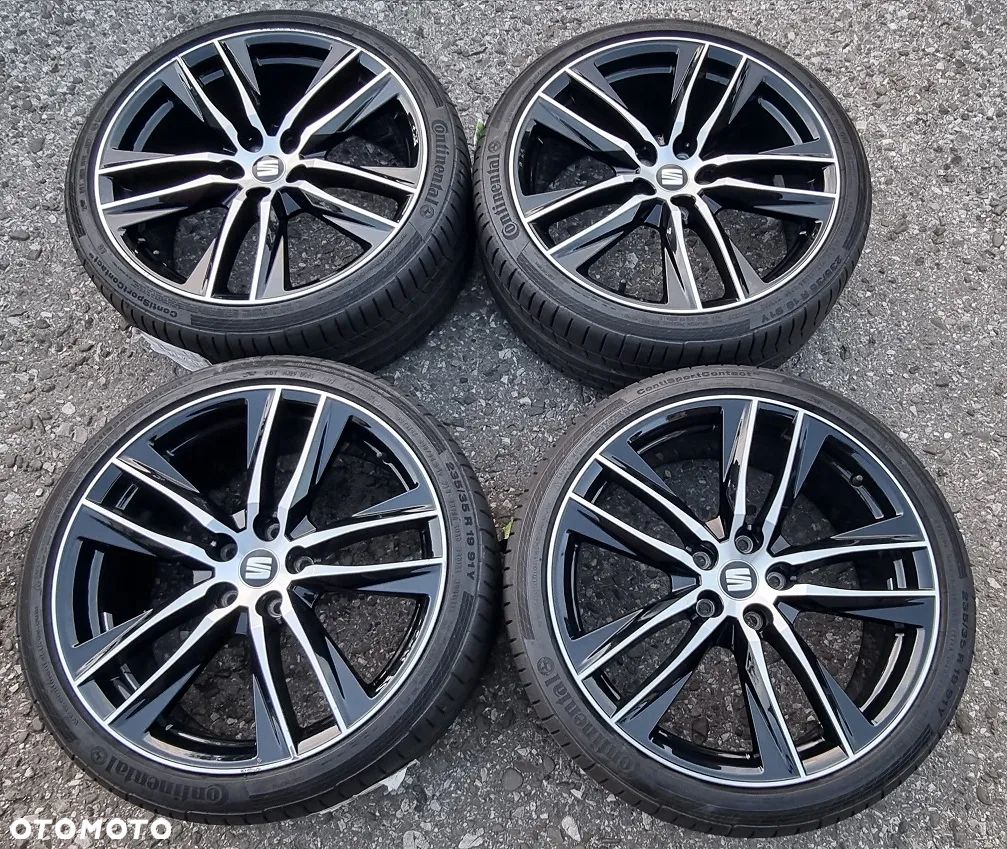 koła Lato Seat Leon Cupra FR 235/35R19 235/35/19 Continental SportContact 7mm 91Y 5x112 - 1