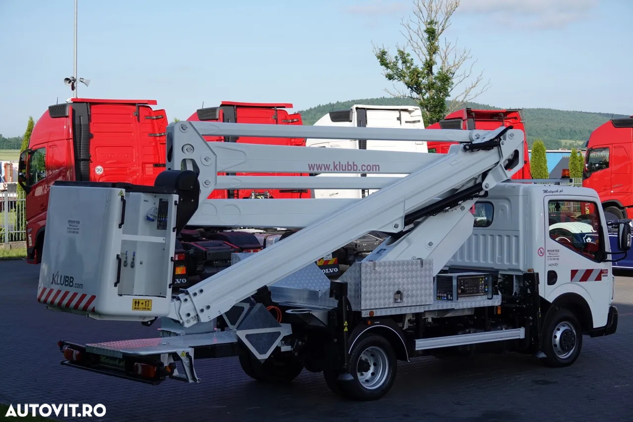 Renault MAXITY 130,35 / 20 METRI LIFT / KLUBB VAT-66-NLX COS / COS 2 PERSOANE - 250 KG / DUPA CONTRACTUL DE SERVICE - 9