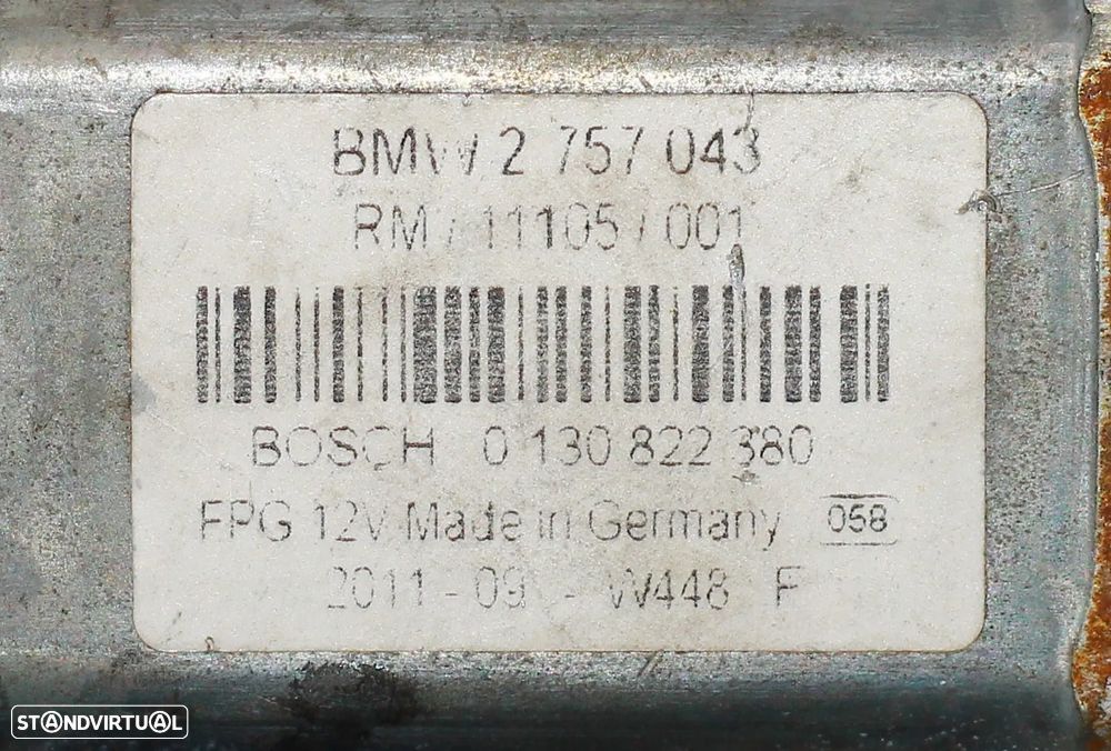MOTOR ELEVATÓRIO DO VIDRO DIANTEIRO ESQUERDO MINI R56 - 4