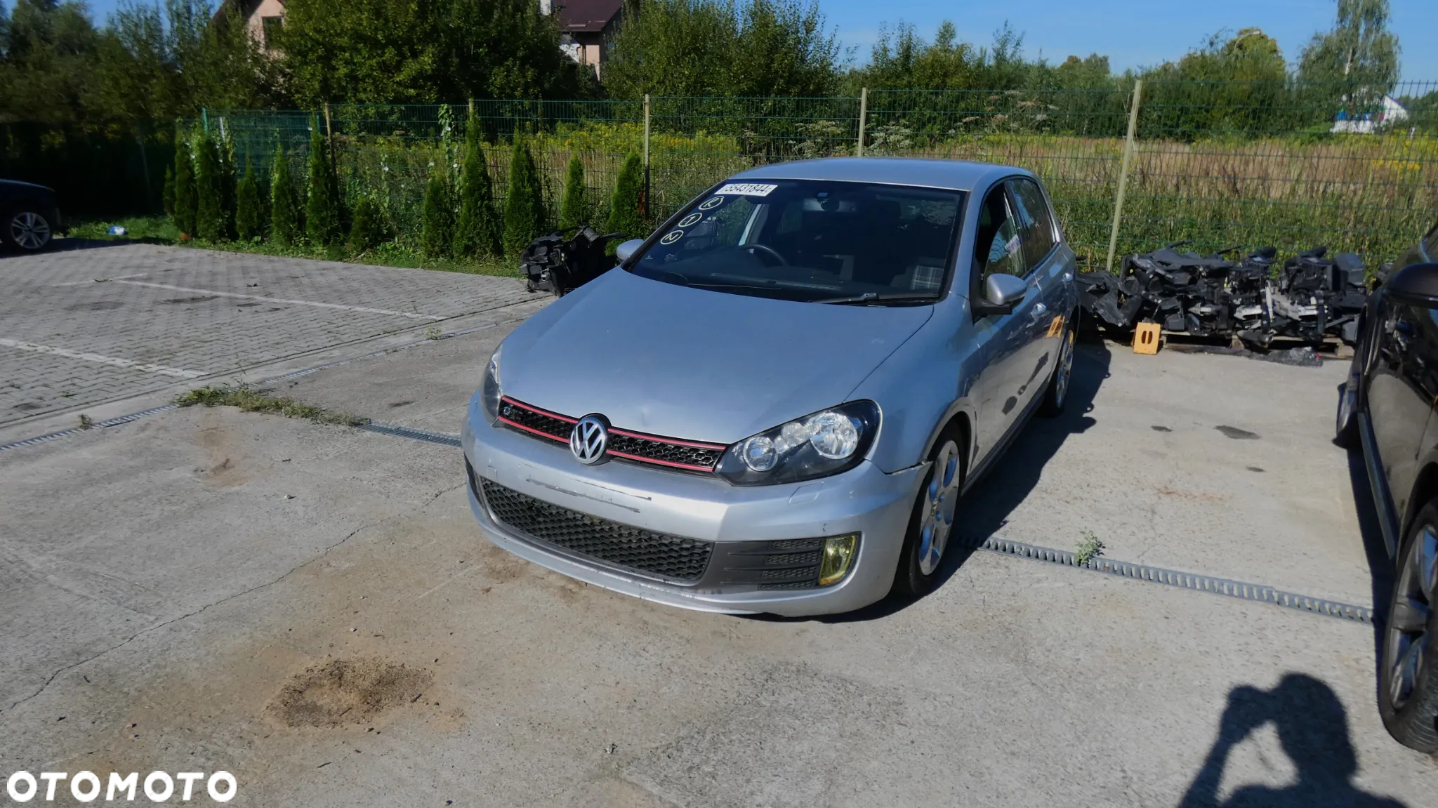VW GOLF VI 6 GTI MASKA PRZÓD PRZEDNIA POKRYWA SILNIKA SREBRNA GORLICE - 4