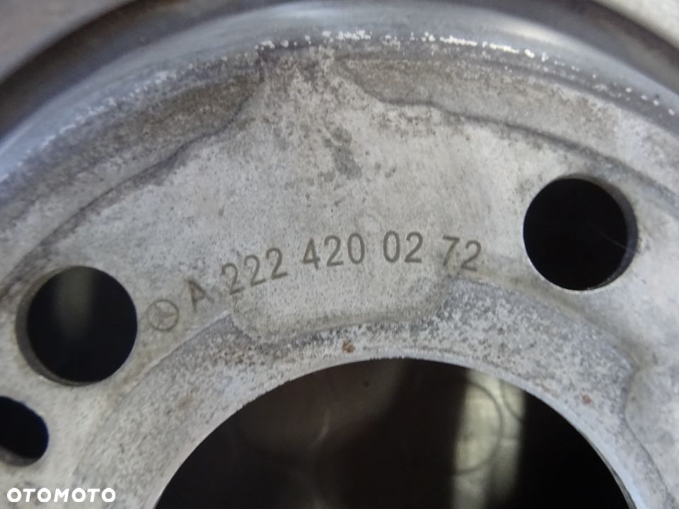 A2224200272 370MM tarcze klocki zaciski przod AMG W222 Mercedes - 2
