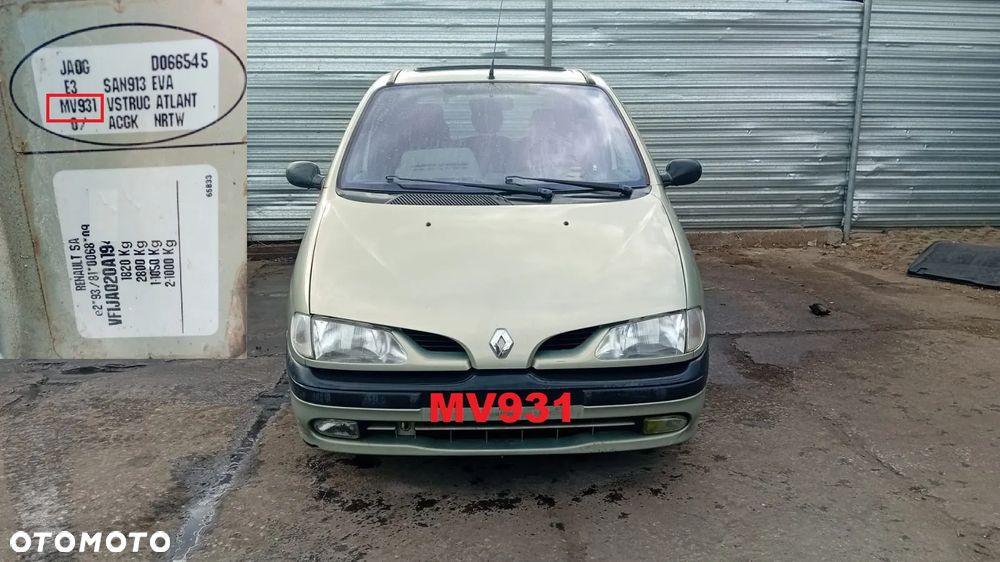 Tylko Części Renault Scenic I PHI 2.0 8v F3R791 80kW 109KM automat 96r-99r Lakier MV931 - 1