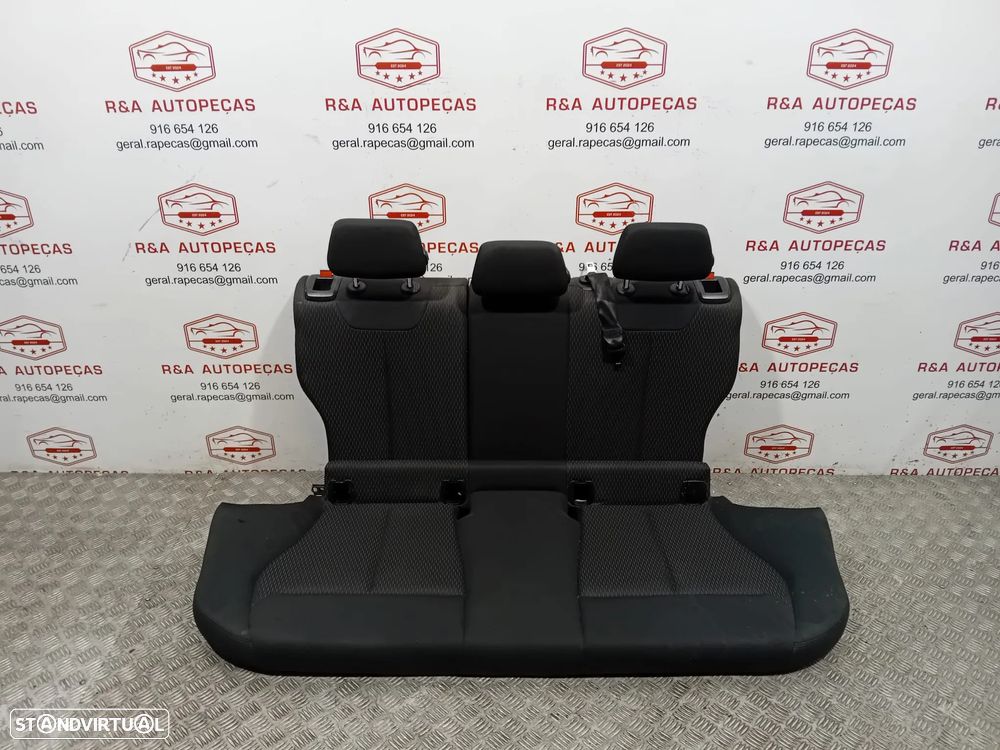 Conjunto Bancos Frente Frontais Trás Traseiros BMW Série 1 F20 Tecido Original - 3