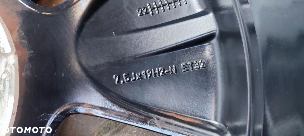 FELGI ALUMINIOWE STOPNIOWANE 5x112 2x 8Jx19 CALI  ET34 2934011200 2x 7,5Jx 19 CALI ET32 fi 66,6 MERCEDES EQC GLA GLC  4 SZTUKI KOMPLET - 5
