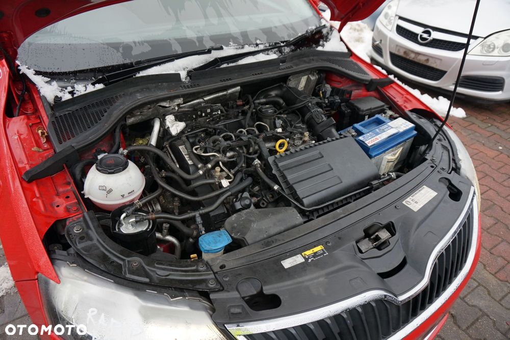 SKODA RAPID NH3 LIFT LB LIFTBACK 2017 LF3K 1.4 TDI CUSB 90KM RTE CZERWONY na części - 10