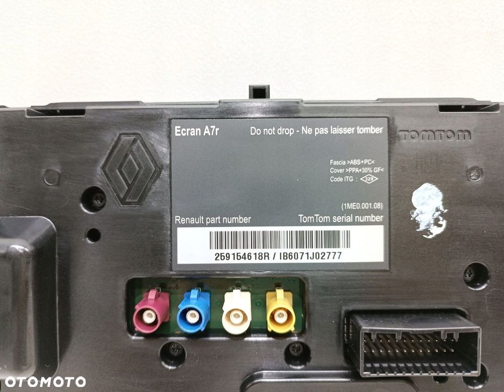 WYŚWIETLACZ RENAULT SCENIC III 259154618R - 2