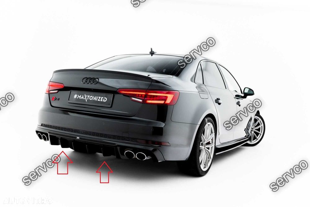 Difuzor bara spate Audi S4 Sedan / Avant B9 2016-2019 v35 - Maxton - 1