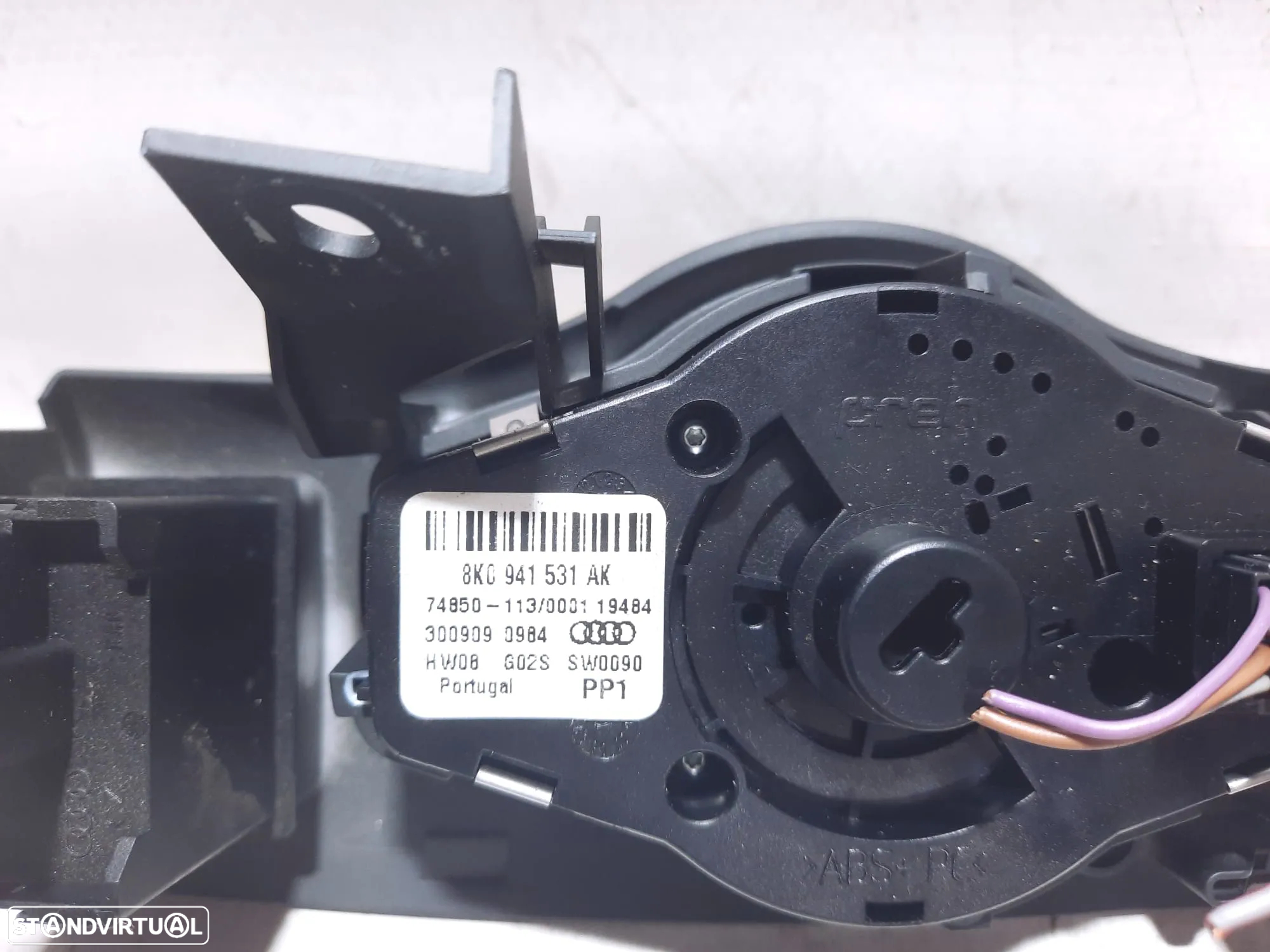 .MODULO COMANDOS COMUTADOR INTERRUPTOR SWITCH CONTROL BOTÃO MANETE MULTIFUNÇÕES LUZ LUZES AUDI A5 8K0941531AK AUDI A4 B8 S4 A5 S5 Q5 - 3
