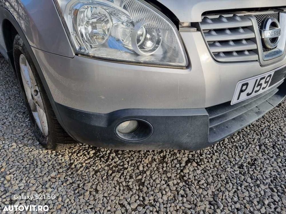 Bara fata Nissan Qashqai 2007 - 2010 Platinum Silver Ky0 (1393) model fara spalatoare far - 3