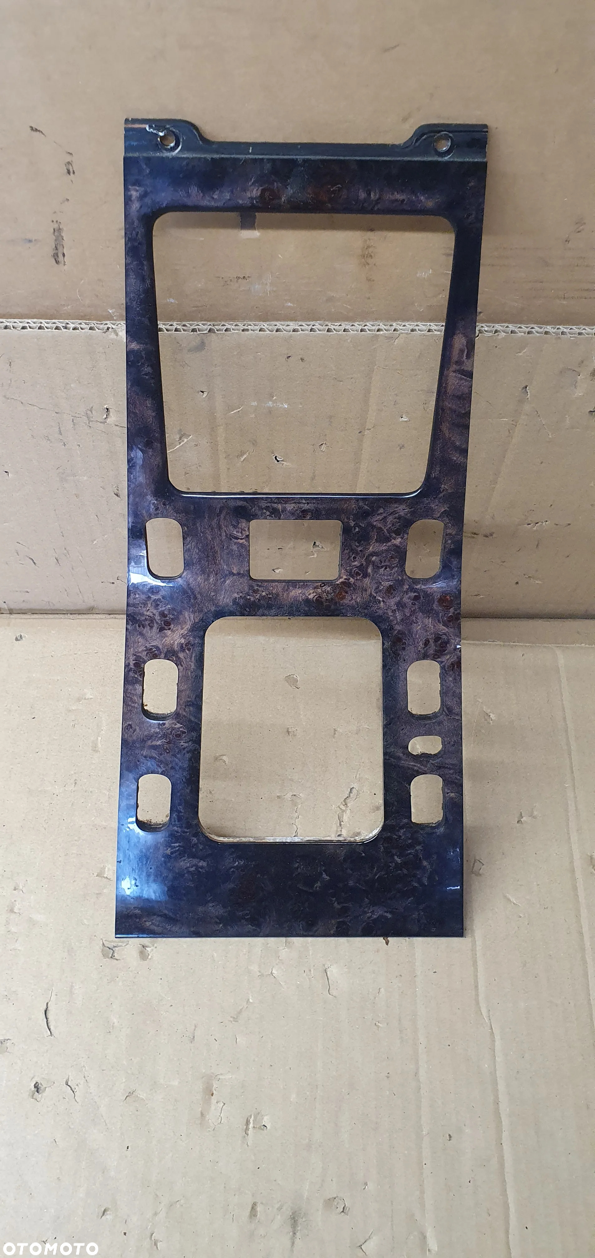 Osłona ramka dekor tunelu środkowego drewno Mercedes ML W163 Lift - 2
