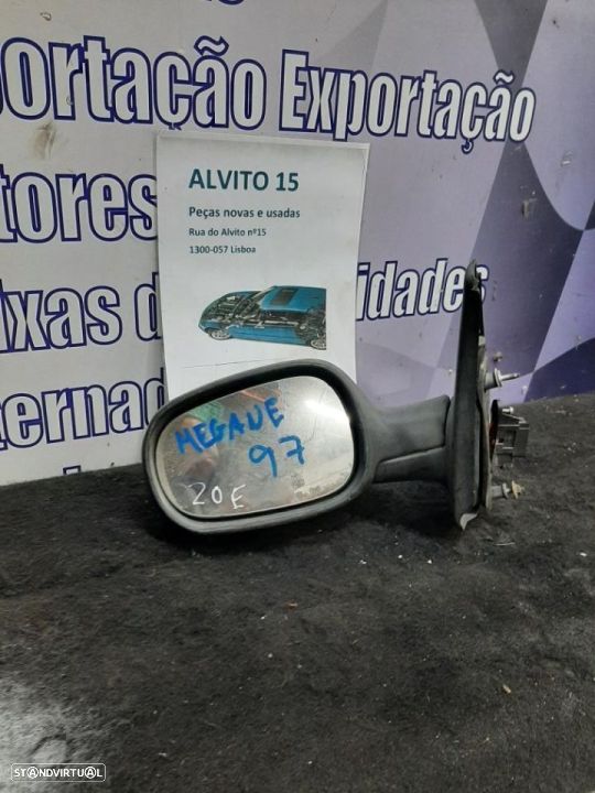 espelho Renault Megane  97 esquerdo elétrico - 1