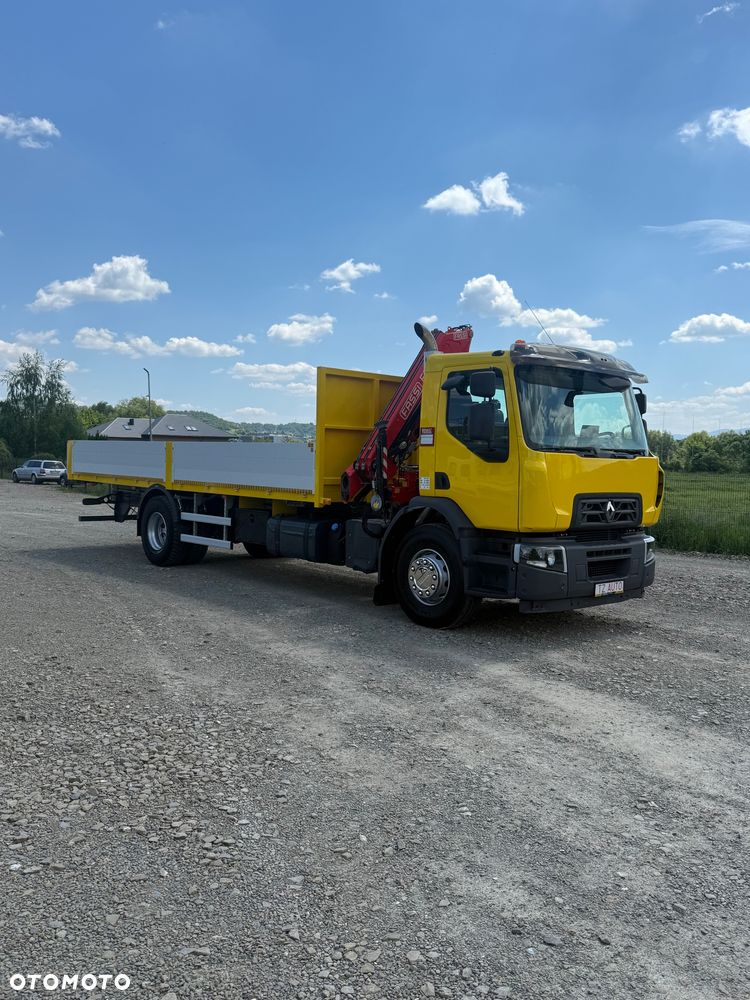 Renault C 320 SKRZYNIA 7.40m HDS FASSI F120B.1.22 + PILOT / 4x2 / STAN BDB - 3