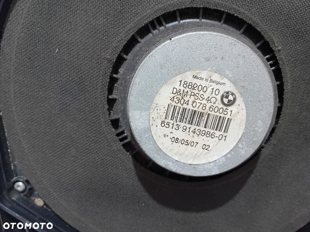 GŁOŚNIK SUBWOOFER PRAWY BMW E90 R2008 NR 0741982 - 3