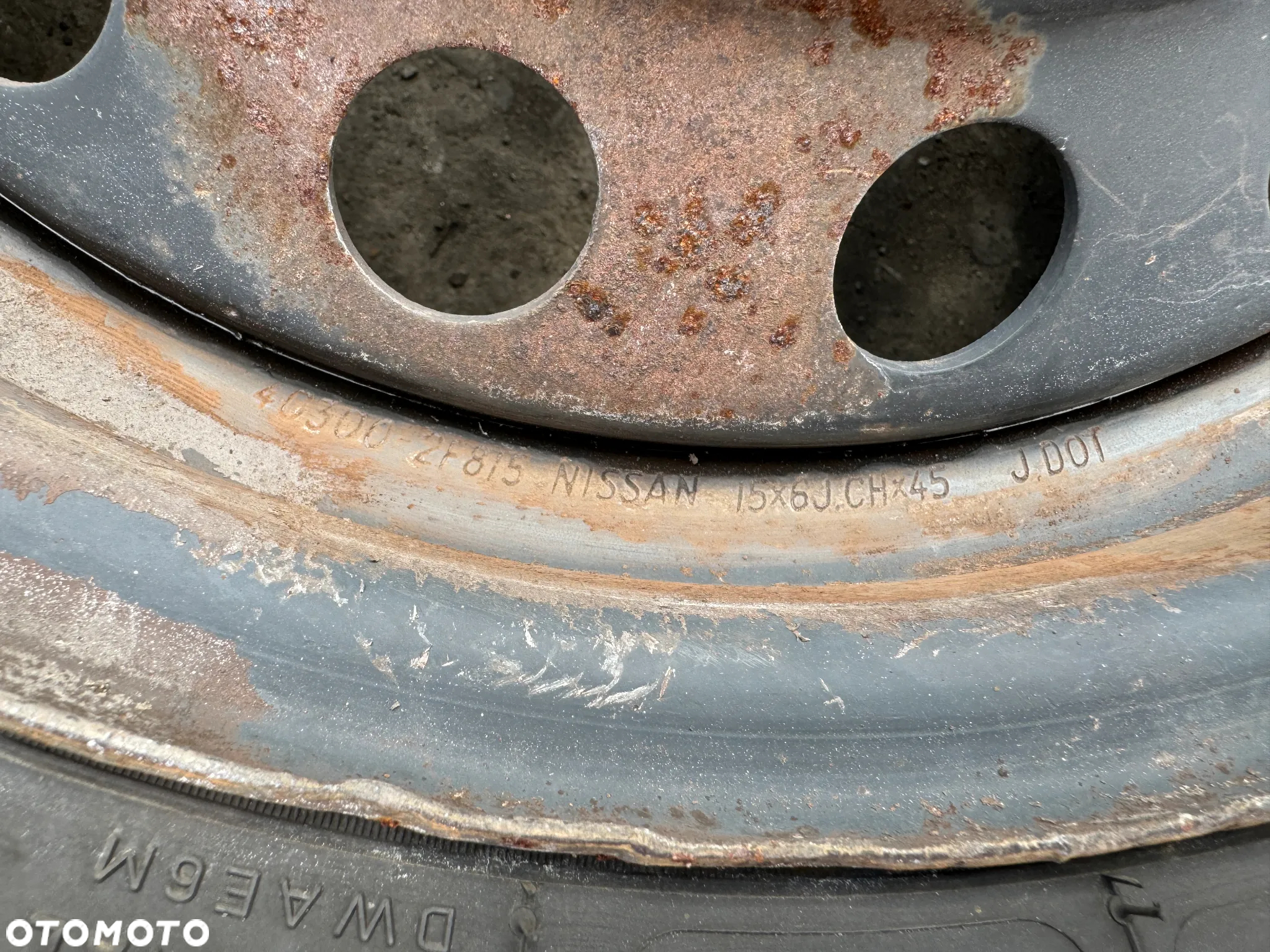 Koła felgi stalowe opony 15' Nissan 4x114,3 15x6J ET45 40300-2F815 OE - 12