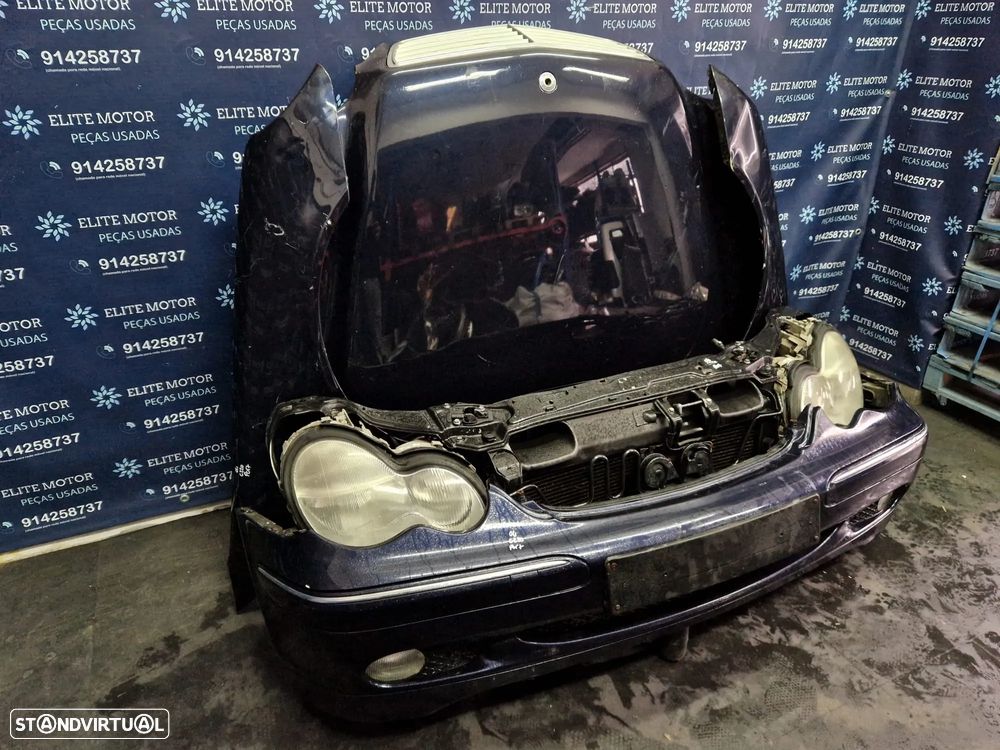 Frente completa usada MERCEDES CLASS C W203 S203 220 CDI capot parachoques oticas guarda lamas radiador - 2