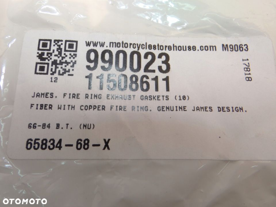 Harley Shovelhead Uszczelka Kolektora Wydechu - 6