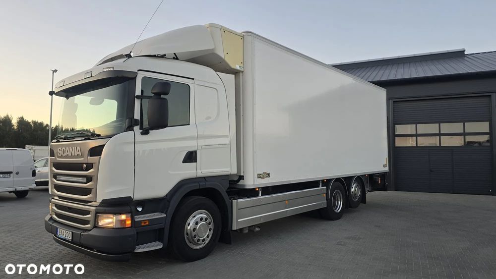Scania G450 Euro 6 6x2 chłodnia izoterma 18 palet super stan odwierty kurierka! świeży import! - 6