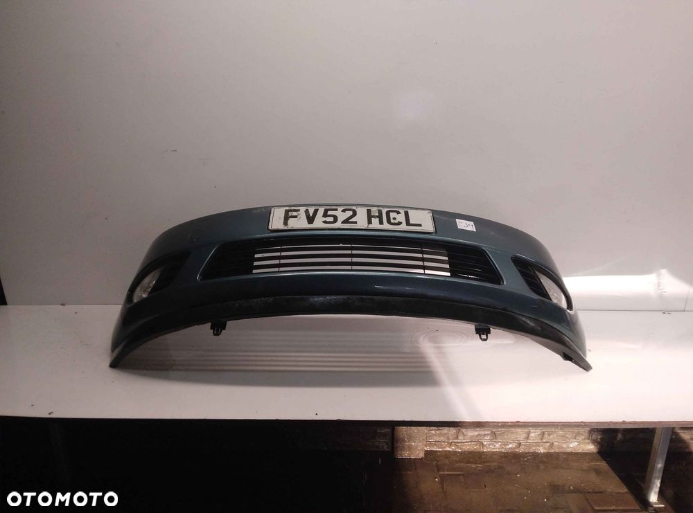 } ZDERZAK PRZÓD PRZEDNI FORD FIESTA MK.6 6 VI U2 ZIELONY HALOGENY - 1