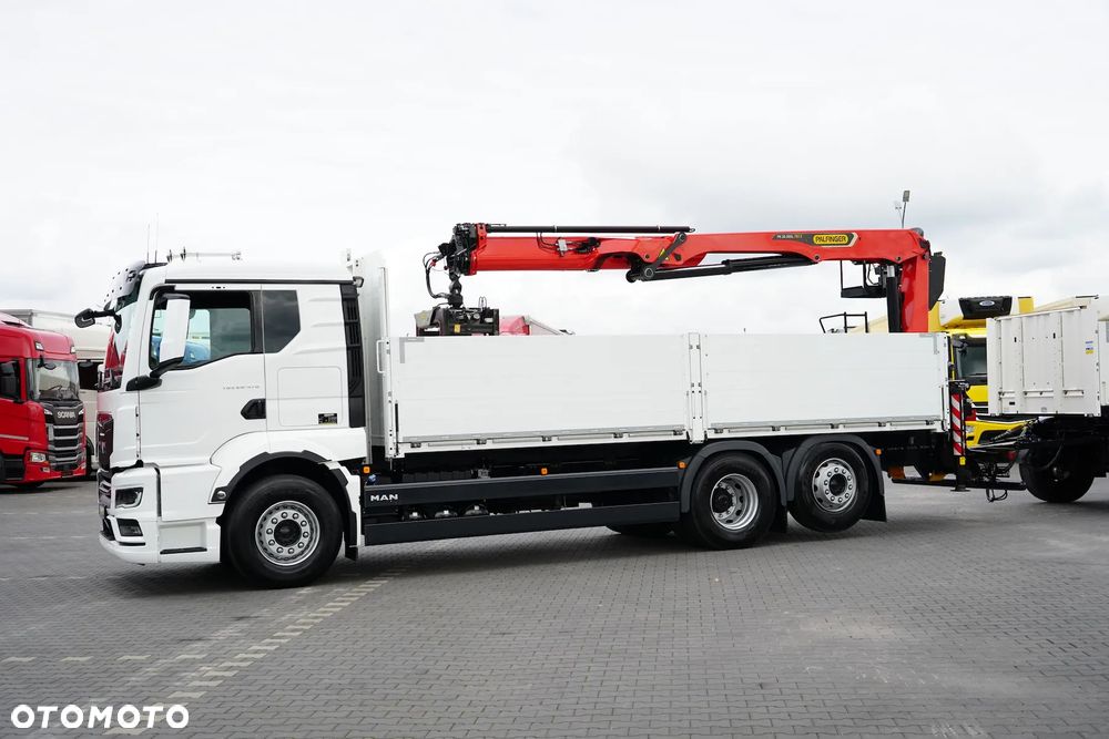 MAN / TGS / 26.470 / 6 X 2 / ZESTAW SKRZYNIOWY + HDS / PALFINGER PK 20 501 L / OŚ SKRĘTNA / CHWYTAK - 28