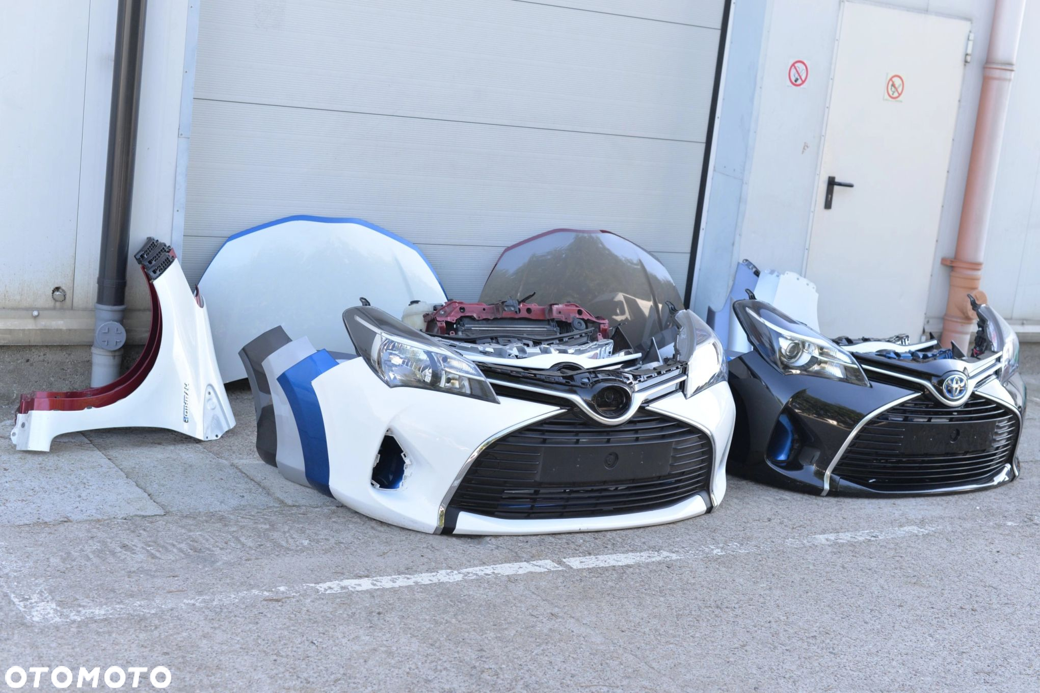MASKA ZDERZAK BŁOTNIK LAMPA H7 XENON PAS BELKA TOYOTA YARIS 3 III 2014-2017 - 2