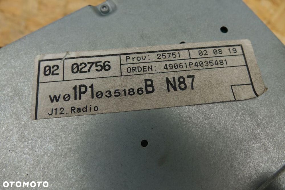 RADIO CD MP3 RADIOODTWARZACZ SEAT LEON II 2  1P1035186BN87 - 5