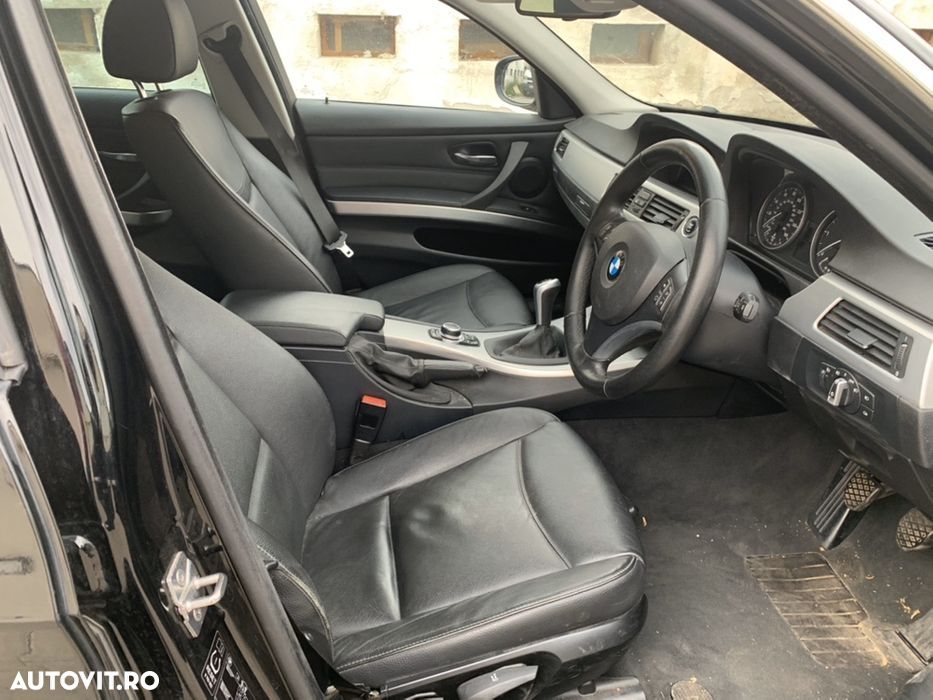 Interior scaune piele neagra bmw seria 3 e91 - 4