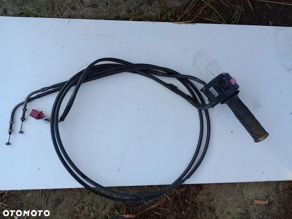 Manetka, linka gazu, linka hamulca, ręczny, lusterka, przełącznik Yamaha Majesty YP 250 1998r. - 12