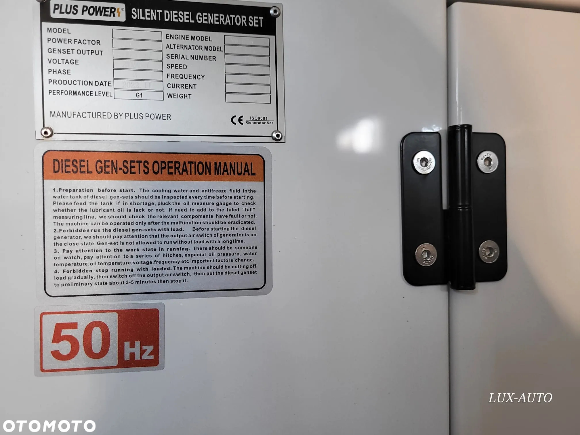 Agregat Plus Power Silent GF2-30, 24 kW, 50HZ Generator - 13