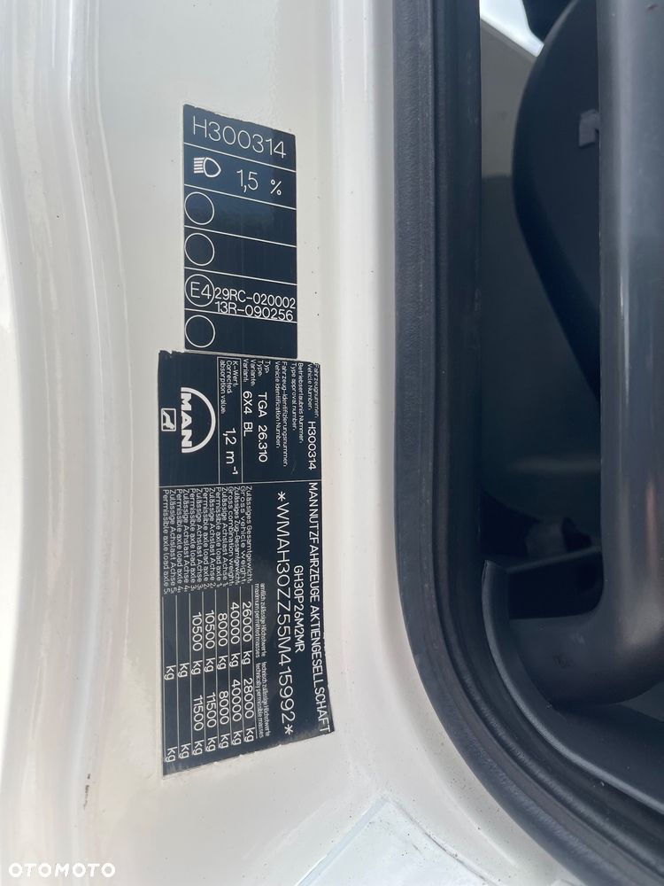 MAN TGA 26.350   6x4 - 12