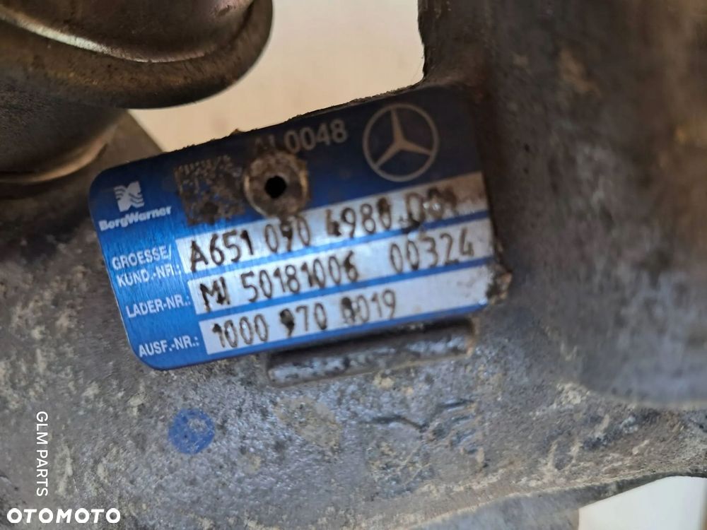 mercedes e klasa w207 w212 2.2 cdi 651turbosprężarka biturbo turbo - 7