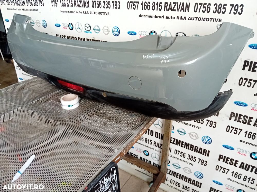 Bara Spate Mini Cooper One F55 F56 Originala Cu 4 Gauri Pt Senzori LICHIDARE DE STOC - 4
