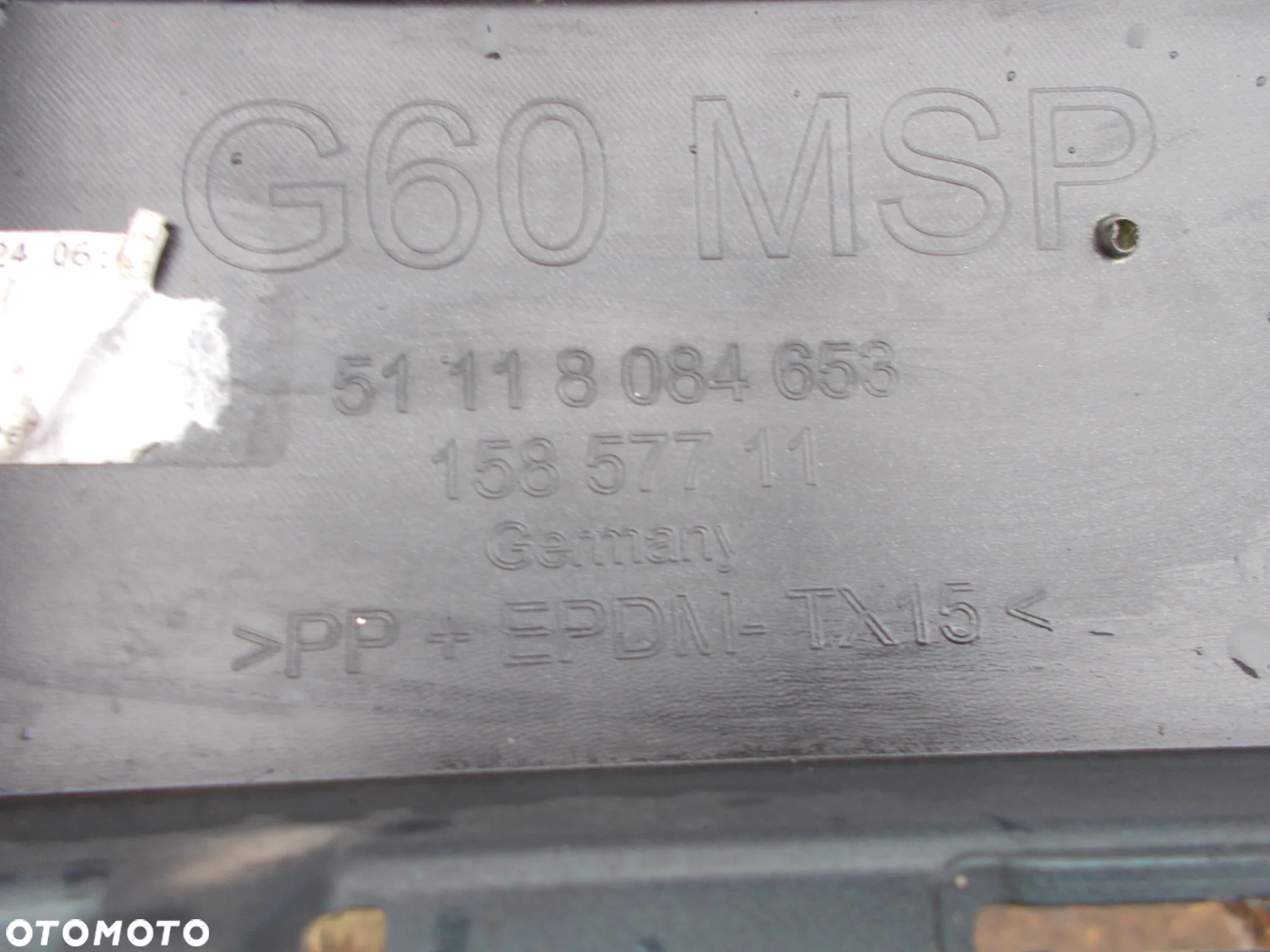 BMW 5 G60 G61 M-PAKIET 51118084653 ZDERZAK PRZÓD PRZEDNI - 8