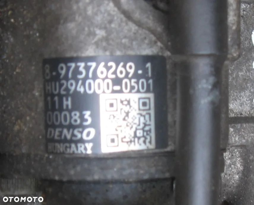 pompa wtryskowa paliwa ASTRA MERIVA 1.7 CDTI DENSO 8-97376269-1 OPEL - 4