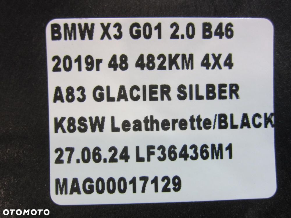 BMW X3 G01 G30 G15 PEDAŁ HAMULCA AUTOMAT 6861771 DŹWIGNIA 35006861771 - 7