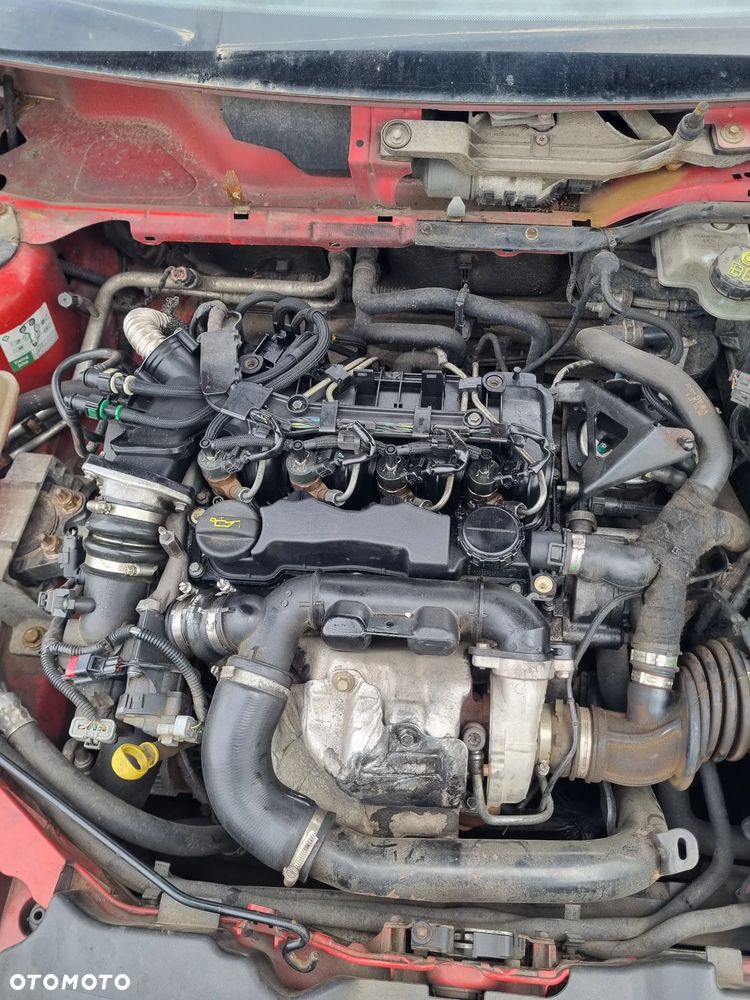 Ford Focus mk2 lift 2008r 1.6 tdci 110km DV6 skrzynia 5b MTX75 lakier colorado red na części - 11