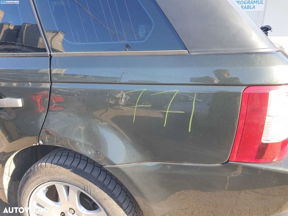 Aripa Caroserie Stanga Spate cu Imperfectiuni Land Rover Range Rover Sport L320 2005 - 2009 Culoare LRC 904 Tonga Green [K4424] - 1