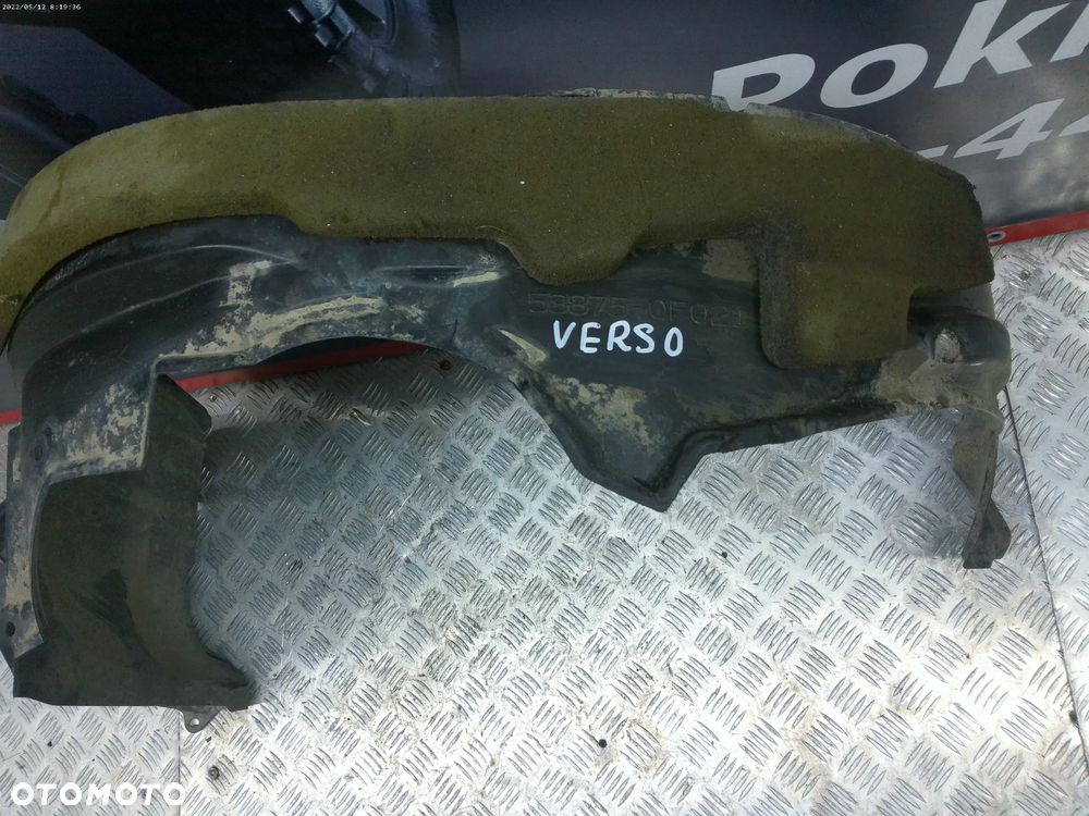 Toyota verso nadkole prawe 53875-0F020 - 3