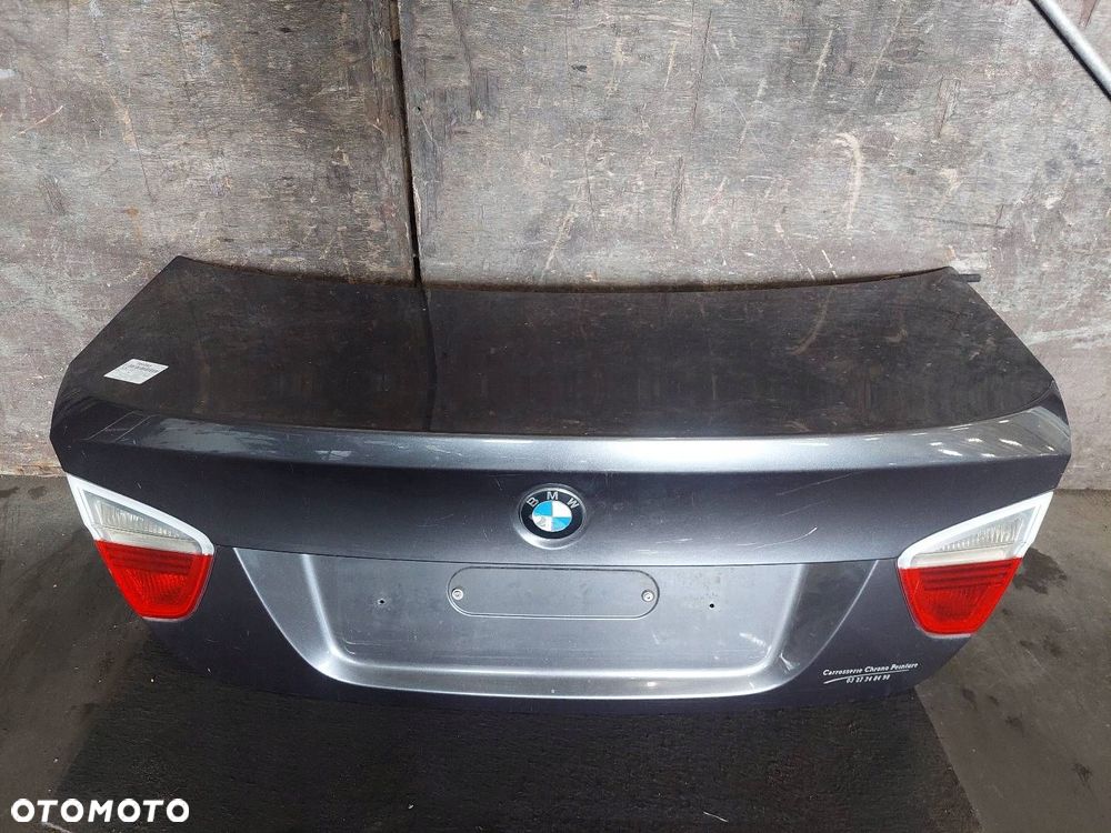 KOMPLETNY TYŁ BMW E90 320d A22/7  KLAPA BAGAŻNIKA ZDERZAK TYŁ LAMPY - 5