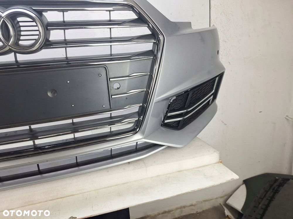 ZDERZAK AUDI S4 A4 S-LINE B9 8W 2017-2019 GRILL ATRAPA PRZED LIFTEM ASO - 6