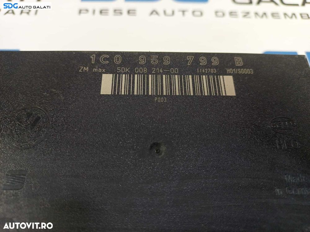 Unitate Modul Calculator Confort Comfort Skoda Octavia 1 1996 - 2010 Cod 1C0959799B [L1331] - 2