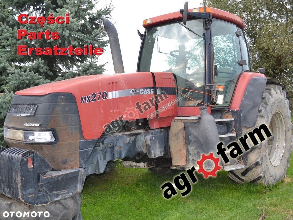 Case MX 270 części silnik skrzynia most oś blok - 1