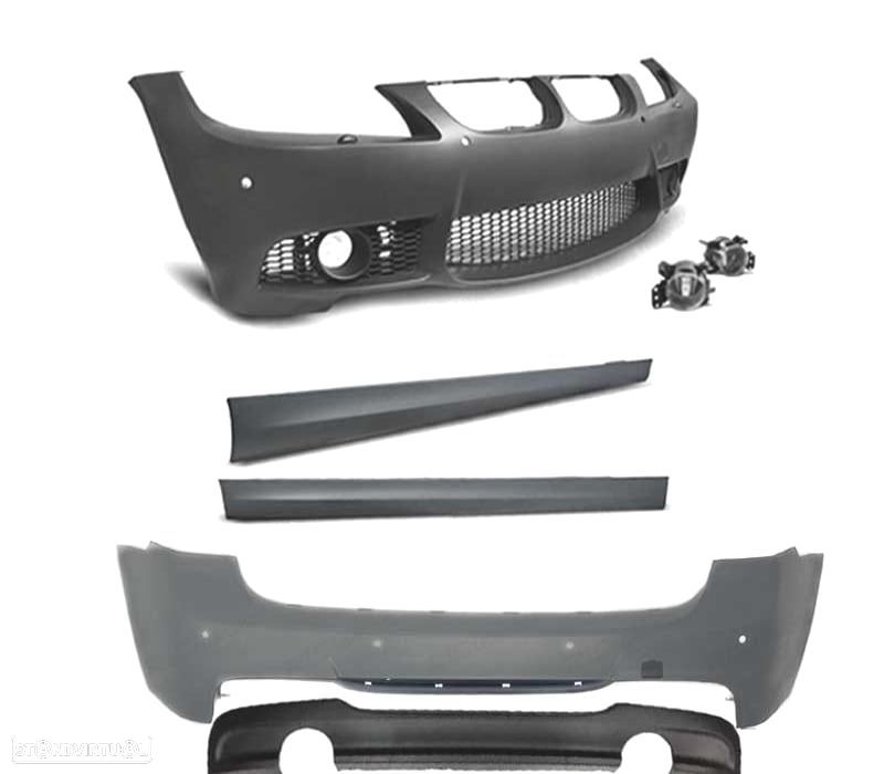 KIT CARROÇARIA BMW E91 05-08 LOOK M3 PDC SRA - 2